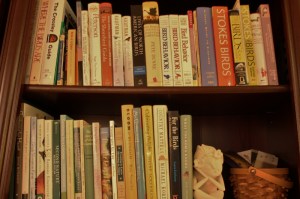 My birding field guides and some general nature narratives