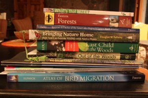 On the coffee table right now...