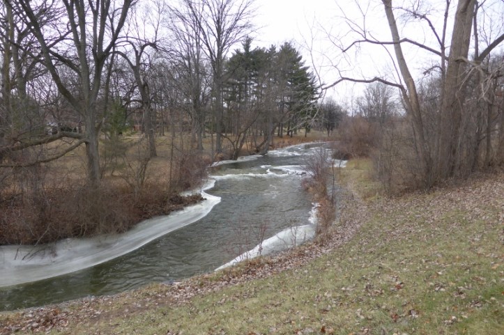 Paint Creek in city park