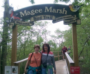 My sister and I at Magee Marsh