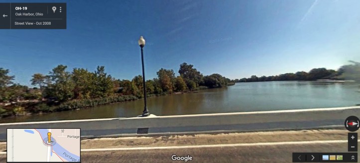 Portage River in Oak Harbor, Ohio