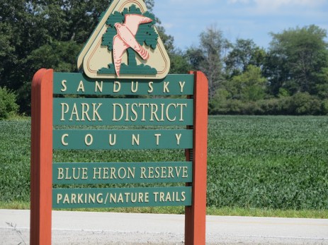 Blue Heron Reserve sign