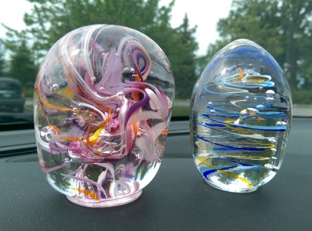 Glass Paperweights by Kim